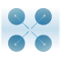 Connected nodes representing flexible engagement