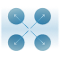 Connected nodes representing flexible engagement