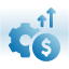 Cost icon representing cost-efficient approach