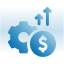 Cost icon representing cost-efficient approach