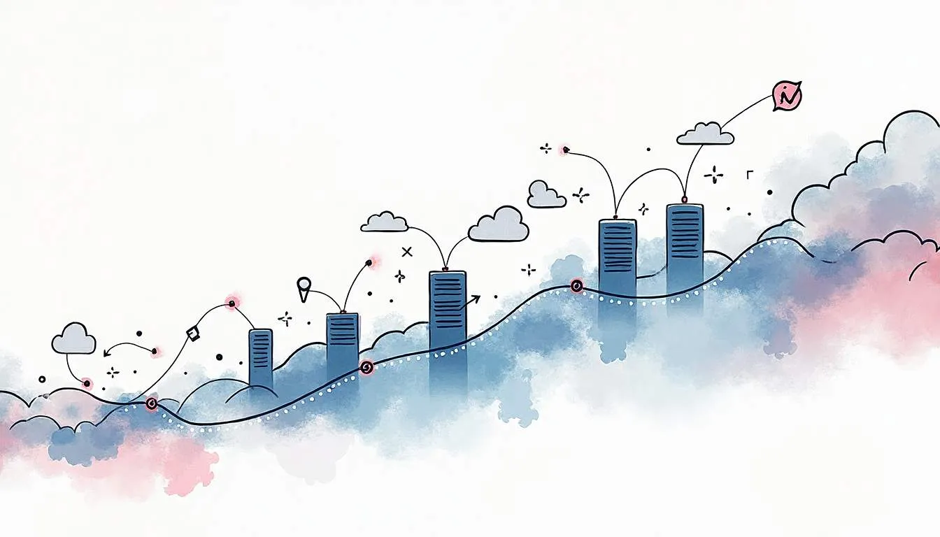 Dashboard showing CloudFront performance metrics and benefits summary
